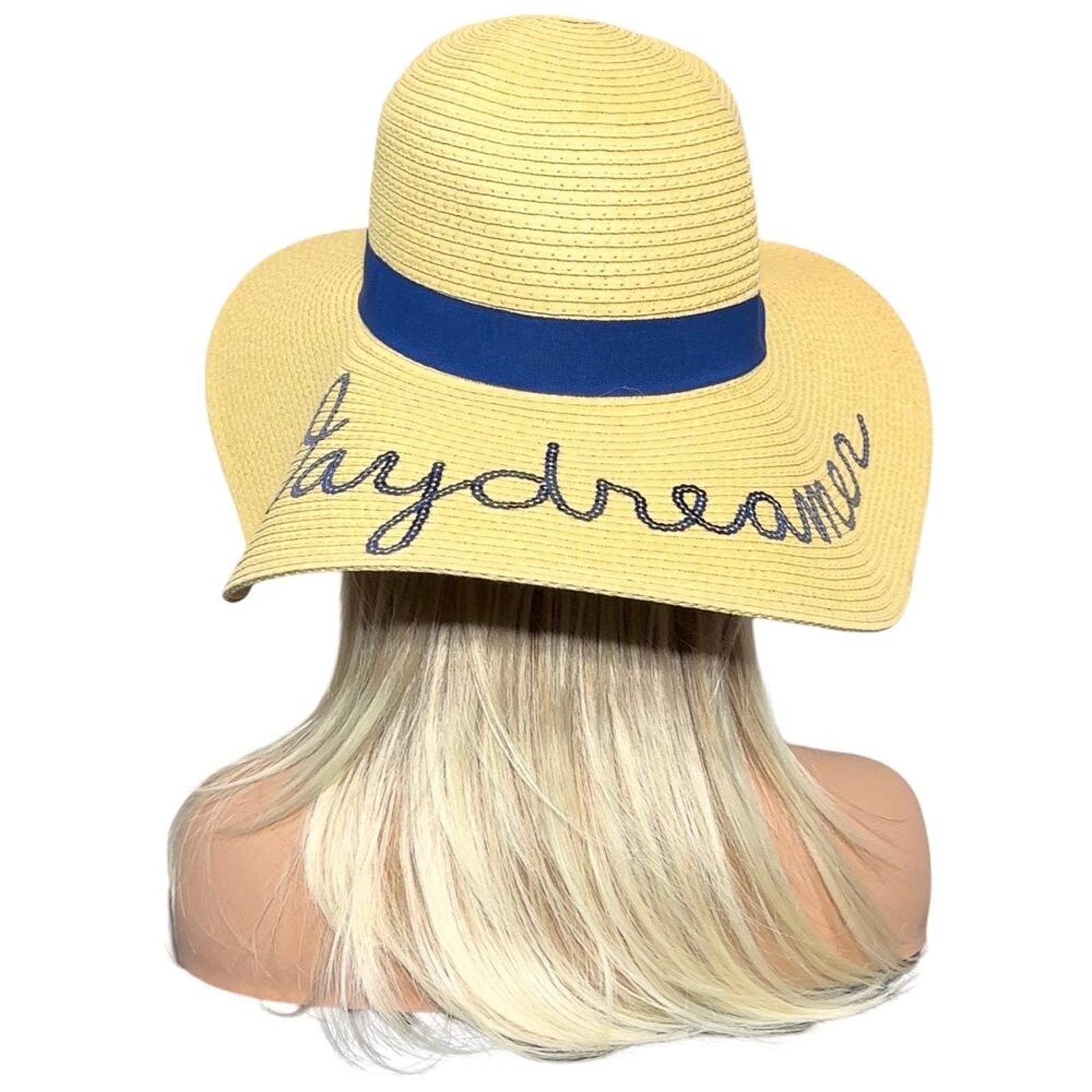 Large Brim Beach Sun Hat "Daydreamer" — image 8 of 8